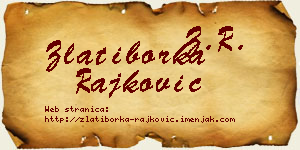 Zlatiborka Rajković vizit kartica